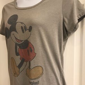 Disney Parks vintage style Mickey Mouse T-shirt, gray